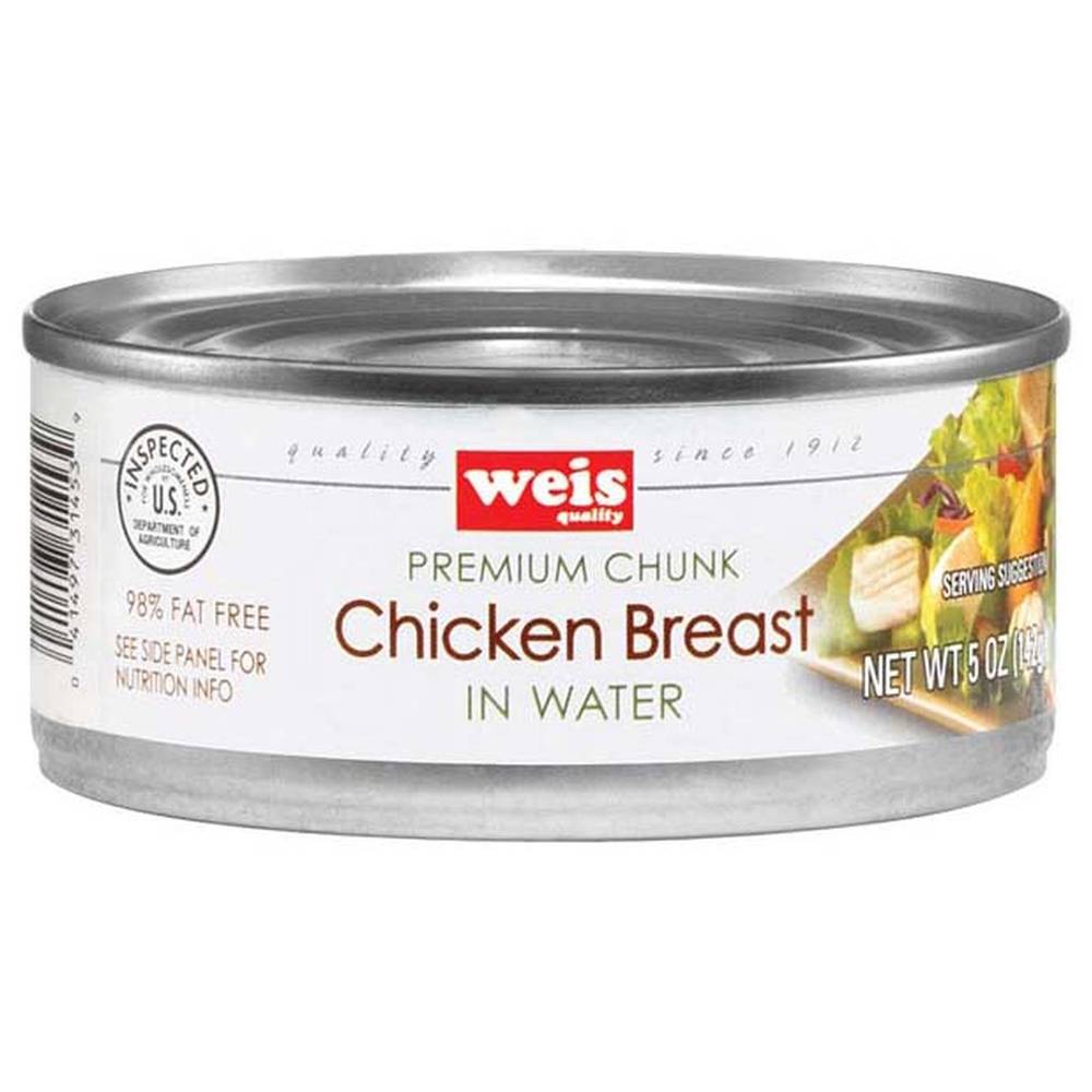 Weis Premium Chunk Quality Chicken Breast in Water (5 oz)