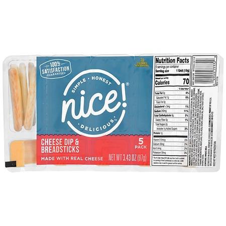 Nice! Cheese Dip & Breadsticks (5 ct)