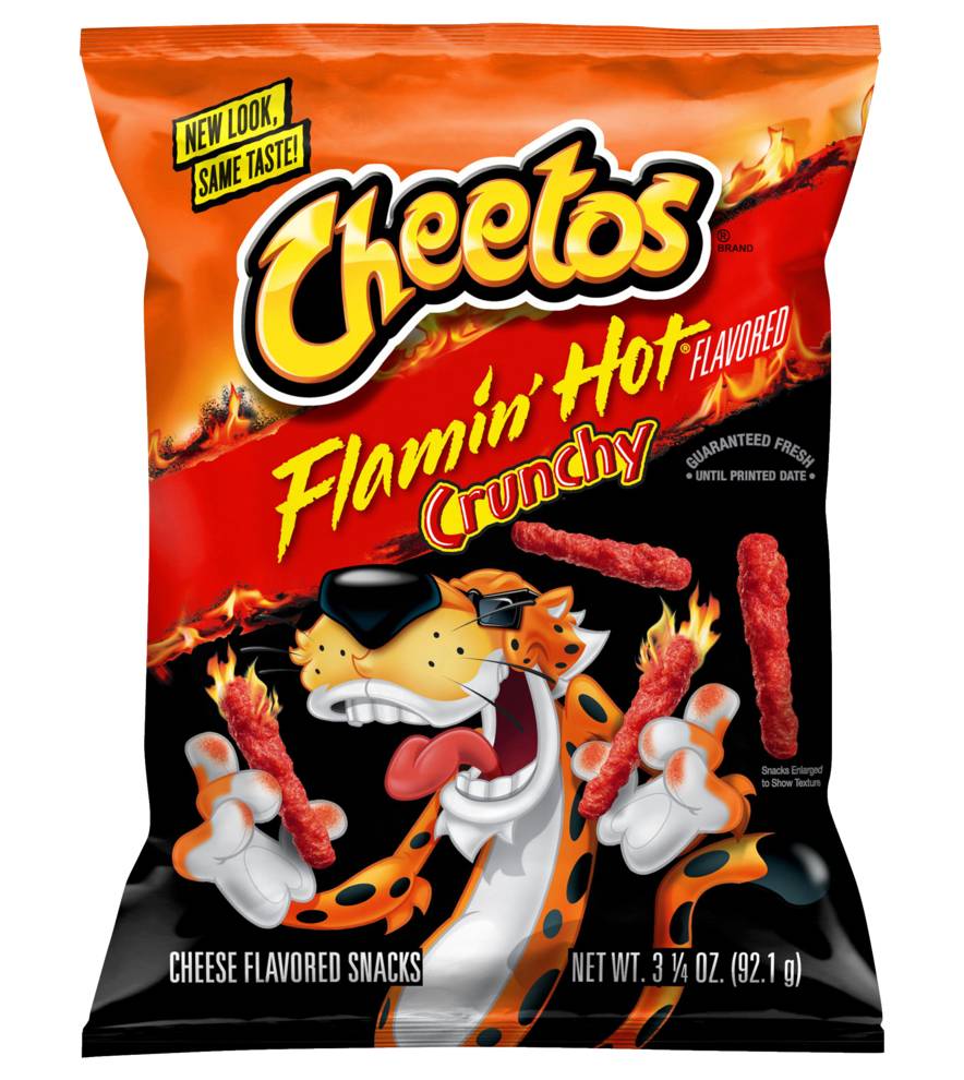 Cheetos Crunchy Snacks, Flamin' Hot Cheese (2.88 oz)