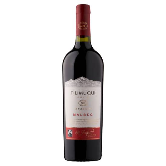 Tilimuqui Fairtrade Organic Malbec Red Wine (750 ml)