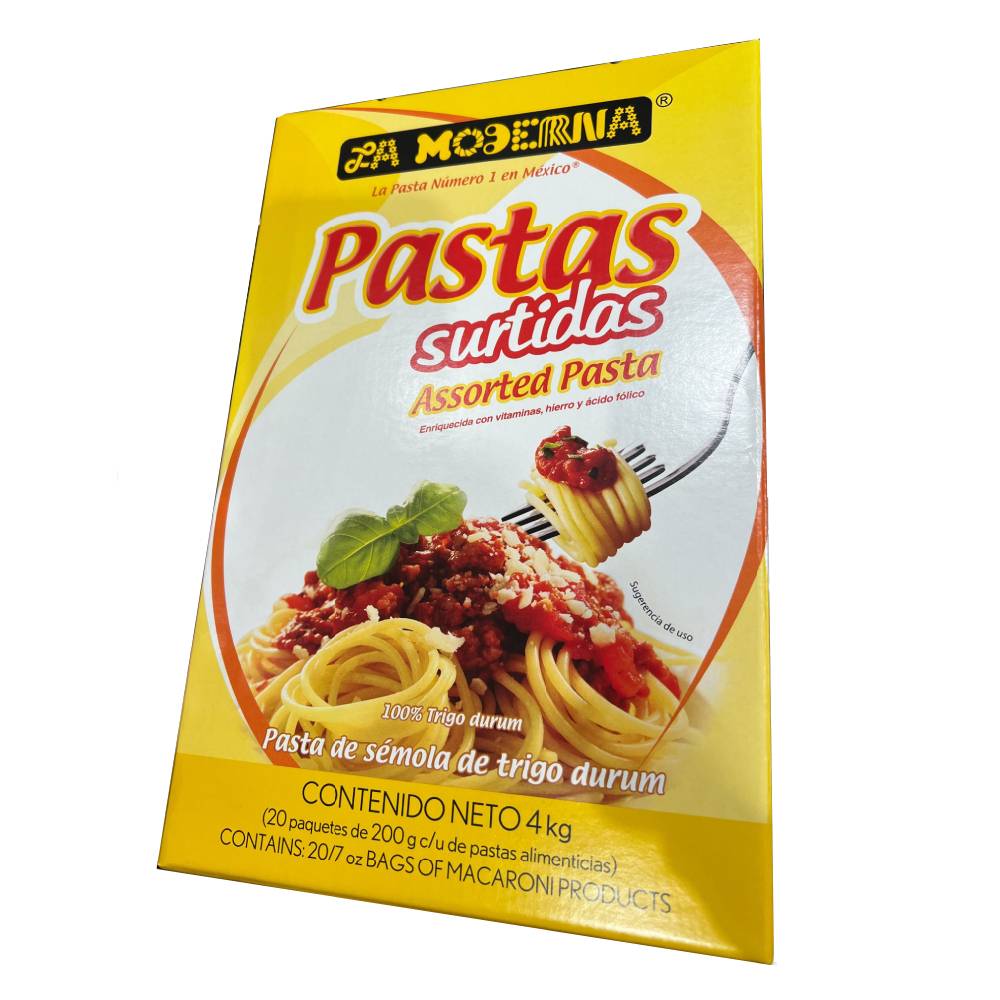 La Moderna · Pastas surtidas (4 kg)