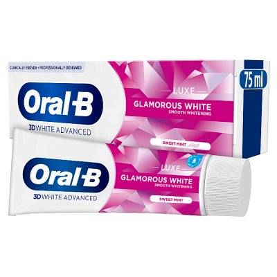 Oral-B 3D White Luxe Glamourous White Toothpaste (75ml)