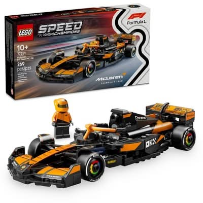 LEGO Speed Champions Mclaren F1 Team Mcl38 Race Car Building Blocks Toy, Assorted (269 ct)