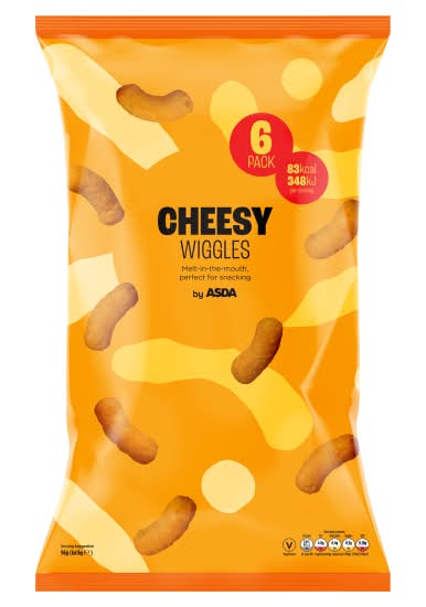 ASDA Cheese, Wiggles (6 pack)