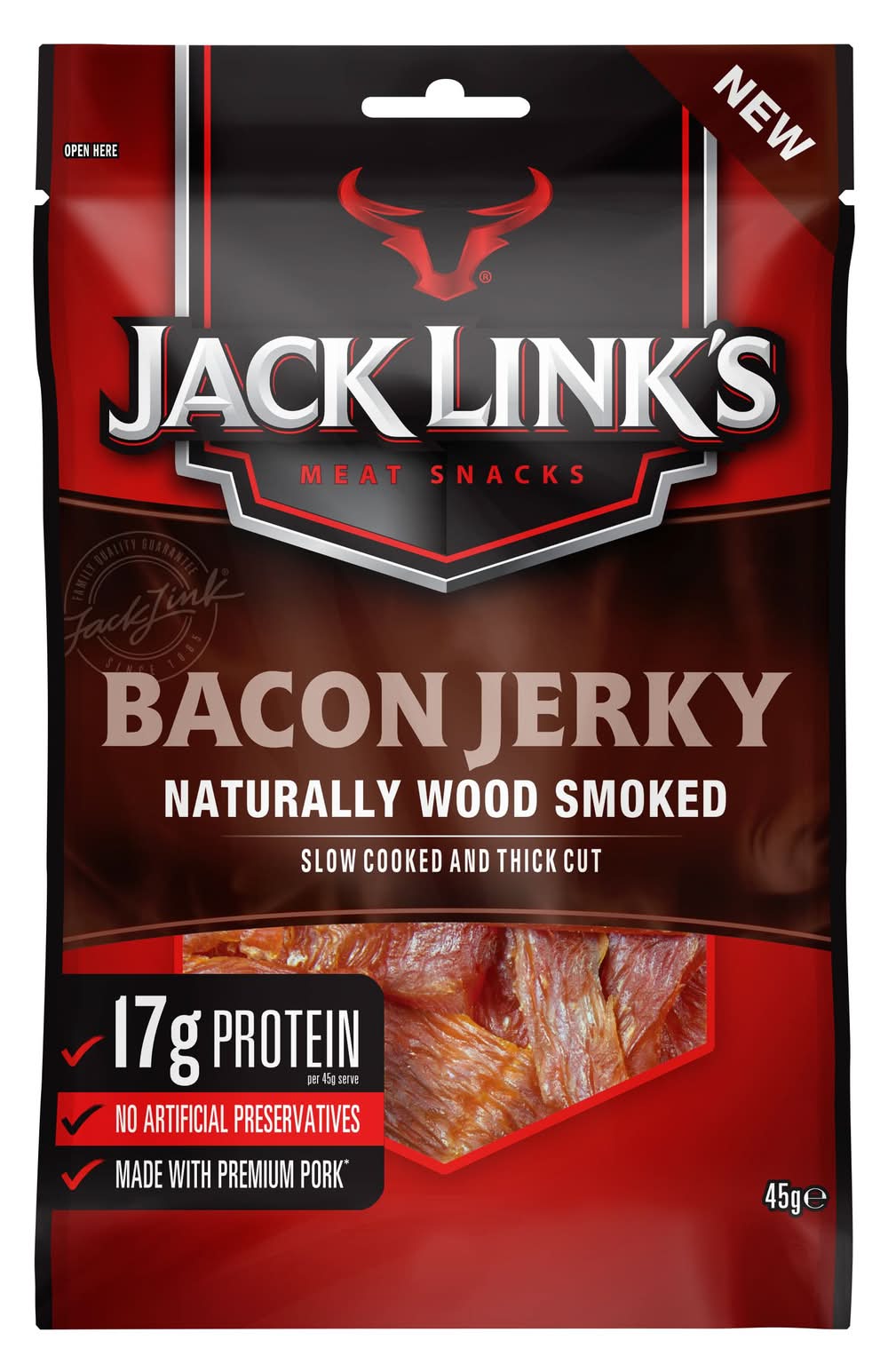 Jack Links Bacon Jerky 45g