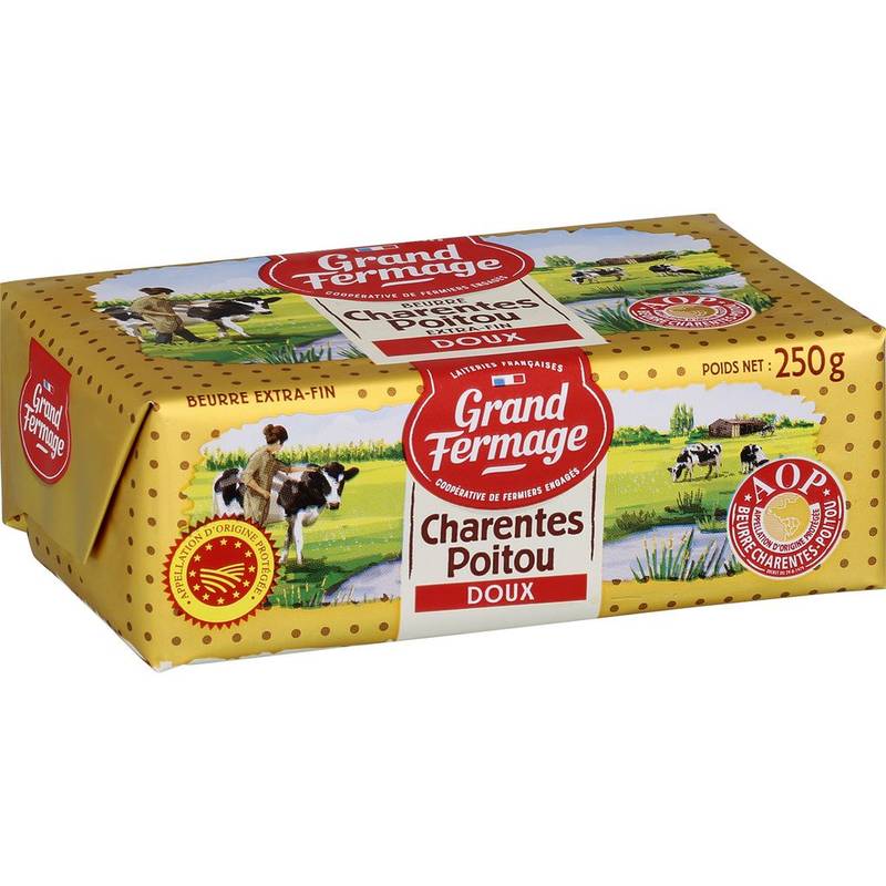 Beurre doux Grand Fermage 250g