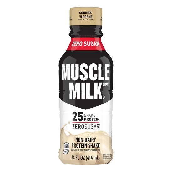 Muscle Milk Zero Sugar Protein Shake (14 fl oz) (cookies 'n creme)