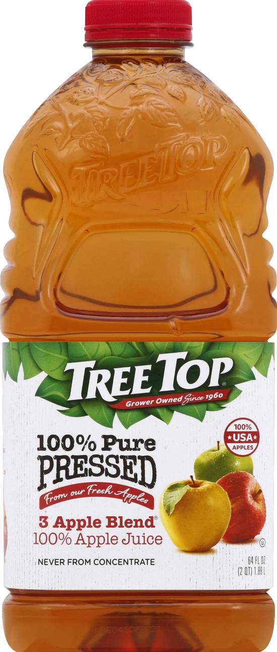 Tree Top 100% Juice 3 Apple Blend Juice (64 fl oz)