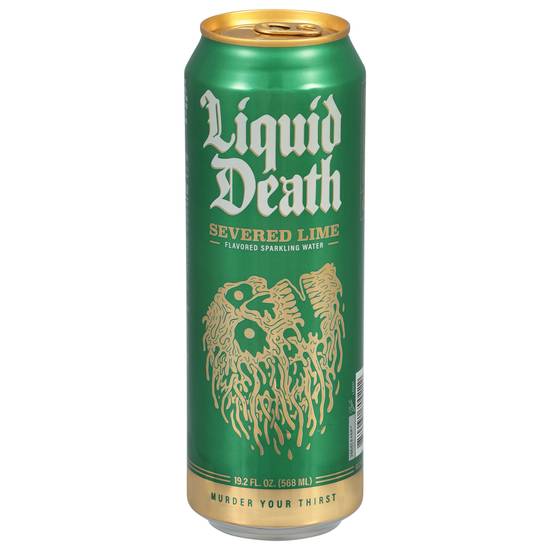 Liquid Death Severed Lime Sparkling Water (19.2oz can)