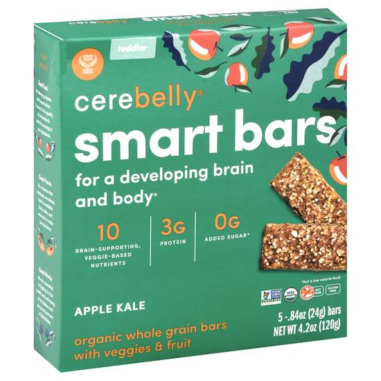 Cerebelly Apple/Kale Smart Bars (5 ct)