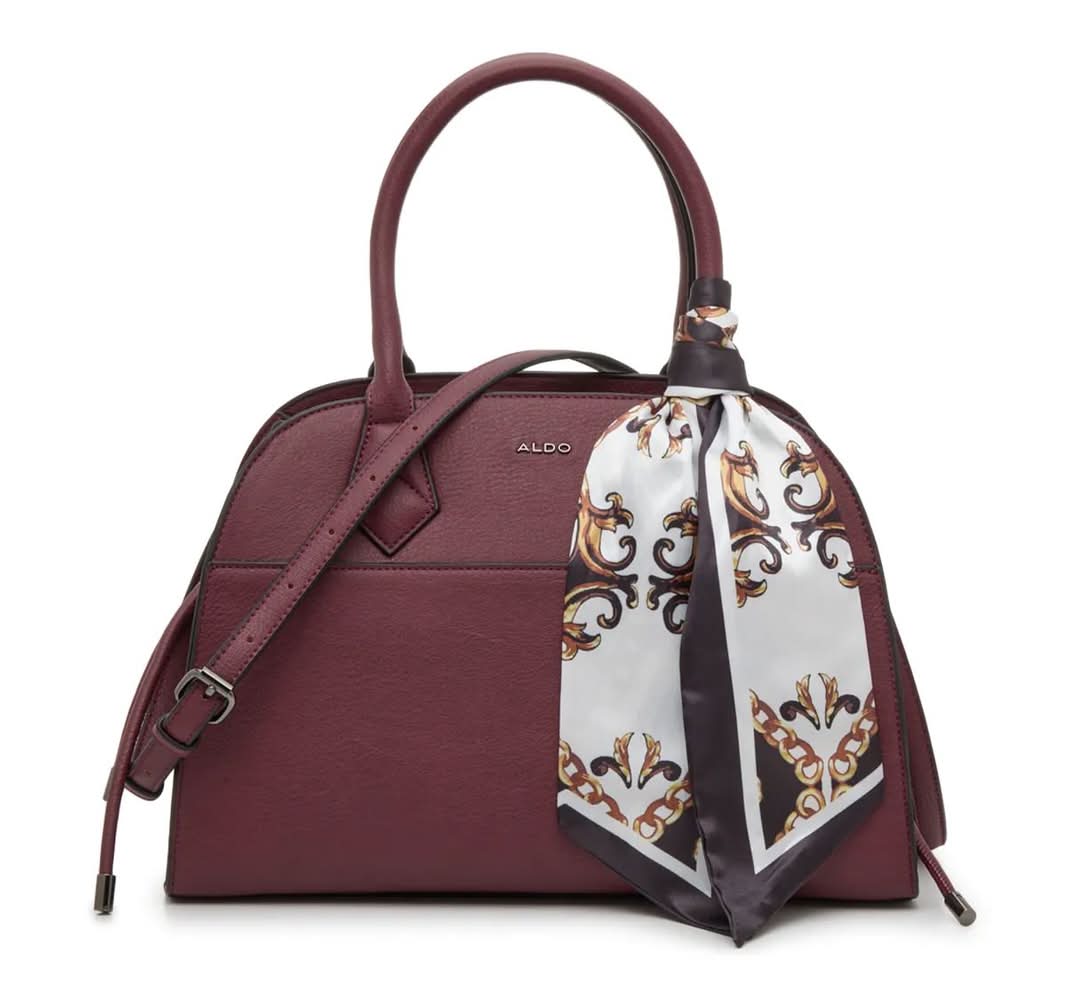 Aldo Kulindi Satchel (Burgundy One Size)