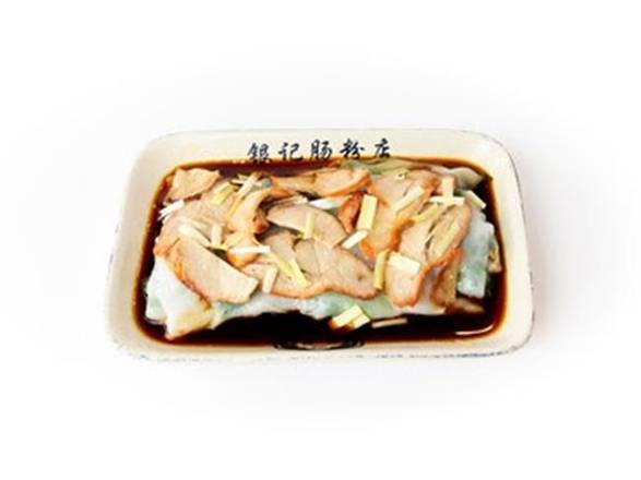 BBQ Pork w/Chives Rice Noodle Roll/叉燒腸粉 (醬油) R07