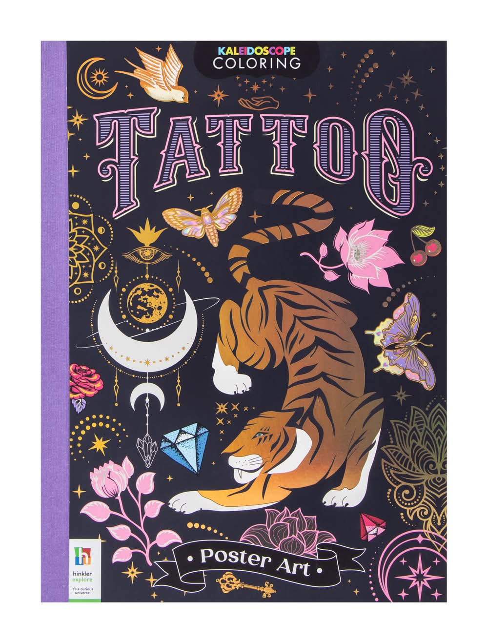 Kaleidoscope Poster Art Coloring Book Tattoo