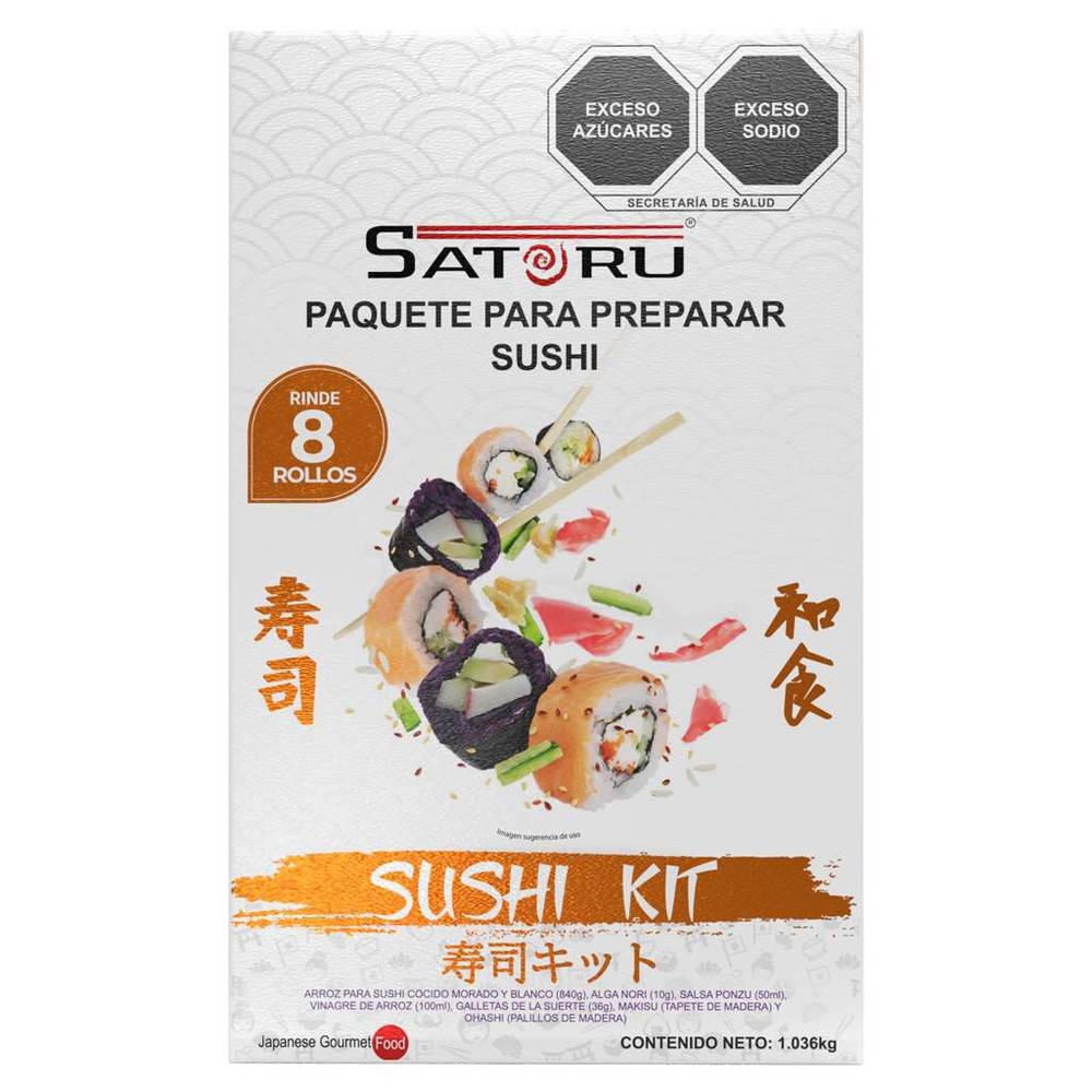 Satoru paquete para preparar sushi