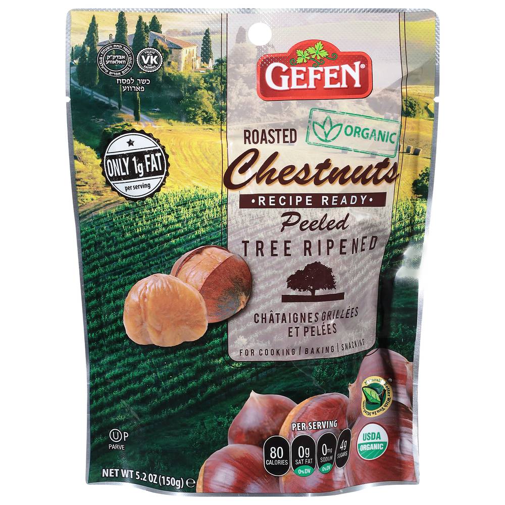 Gefen Roasted & Peeled Whole Chestnuts (5.2 oz)