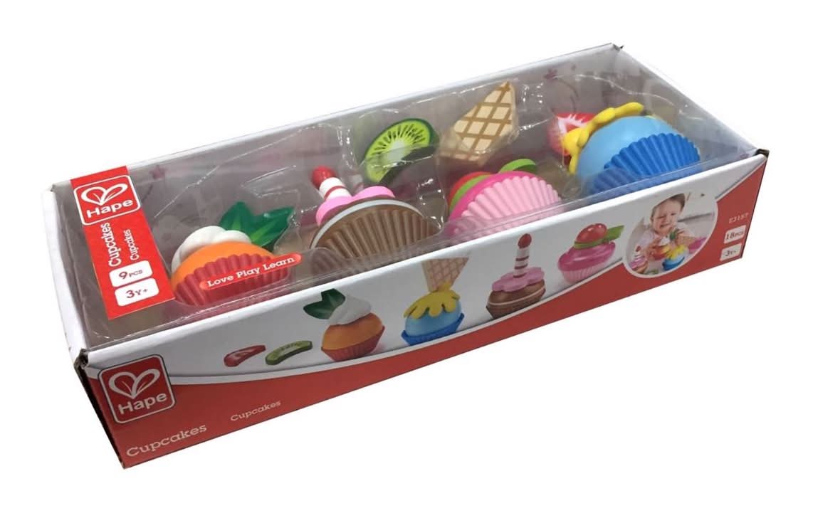 Hape Cupcake Play Set 9 Pc