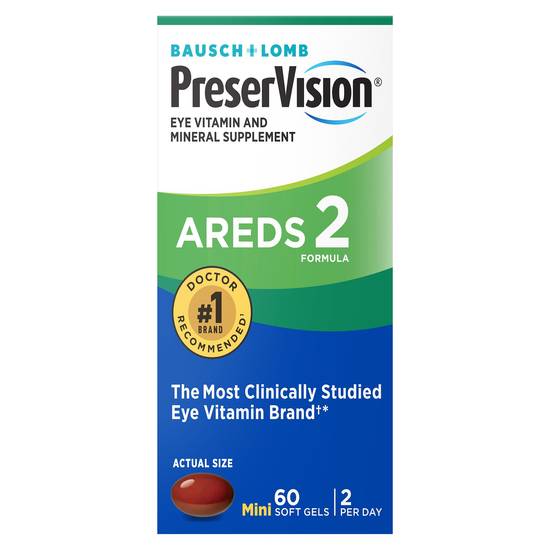 Preservision Areds 2 Formula Vitamin & Mineral Supplement (60 ct)