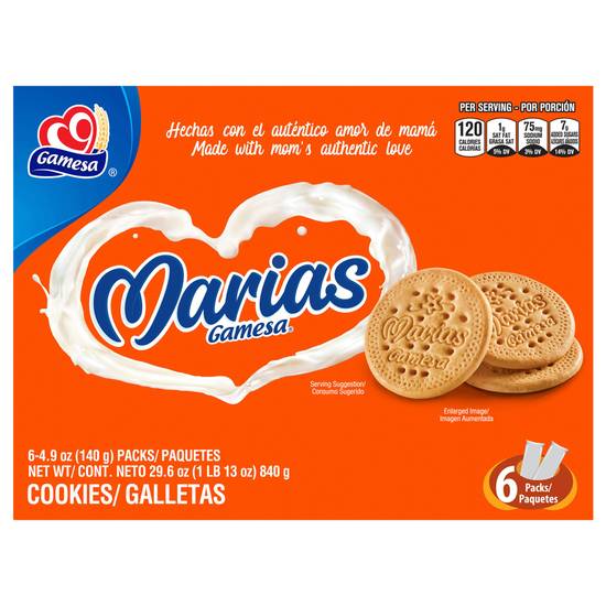 Gamesa Marias Cookies (6 ct)