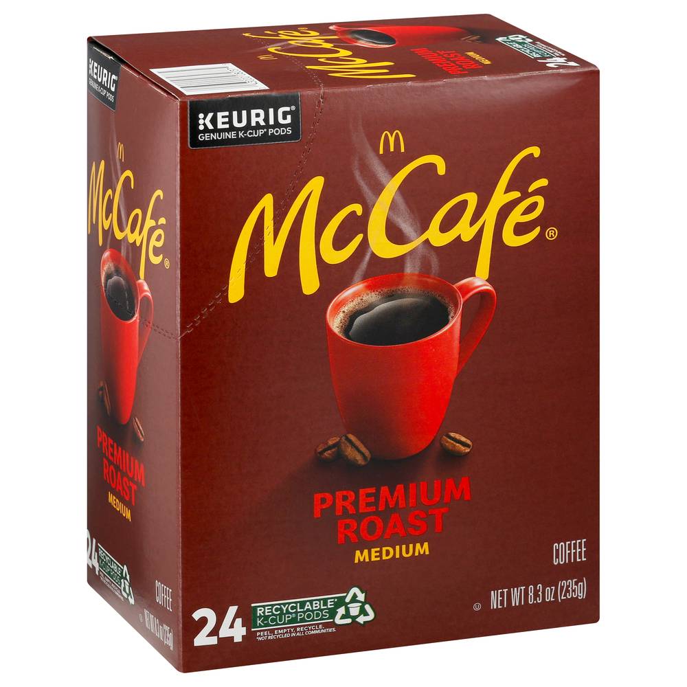 McCafé K-Cup Pods Medium Premium Roast Coffee (24 x 0.35 oz)