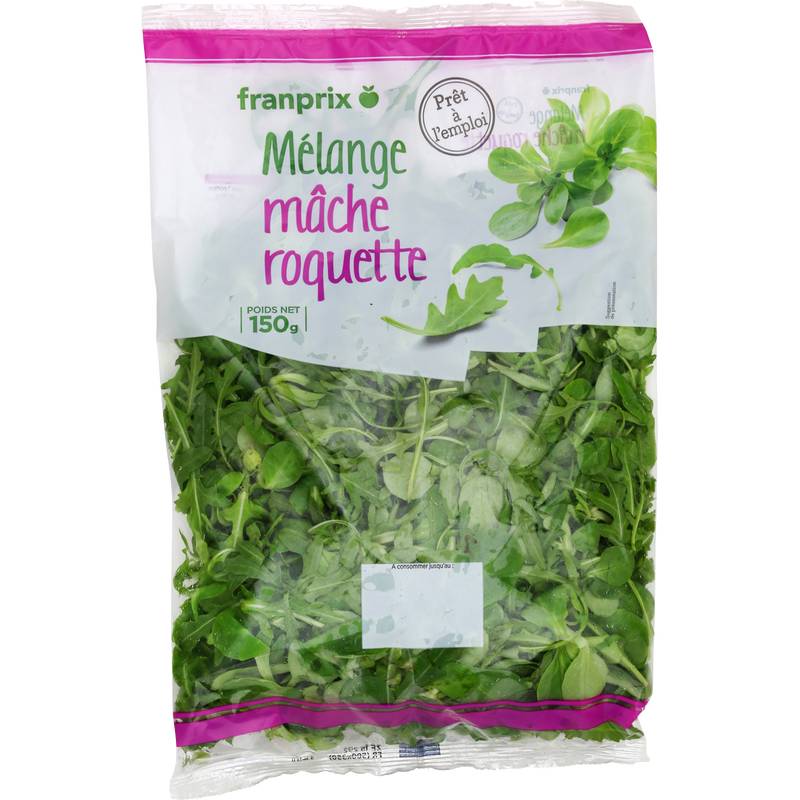 Salade Mâche roquette franprix 150g