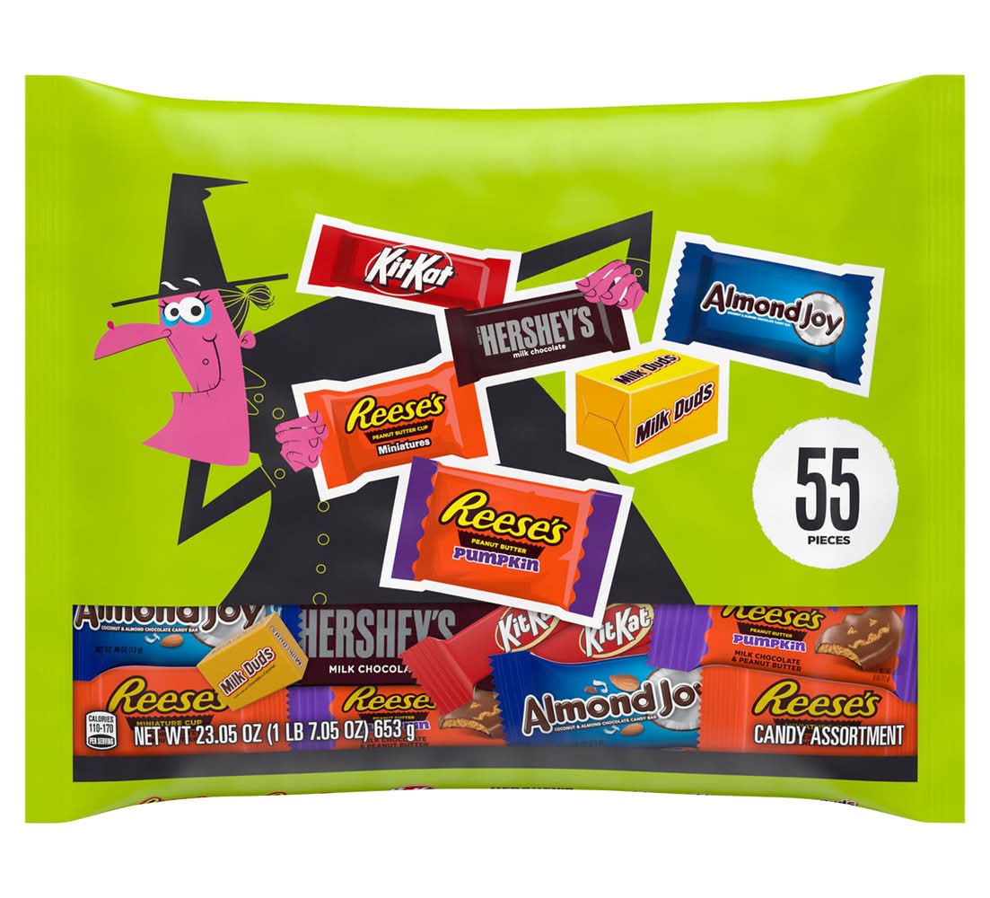 Hershey's Halloween Candy Bag, Assorted (23.05 oz, 55 ct)