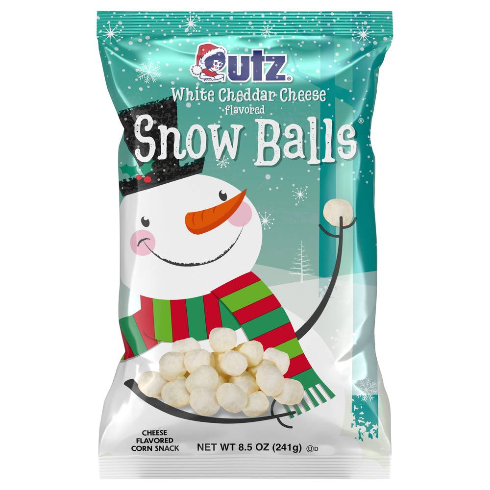 Utz Snowballs White Cheddar Cheese Balls (8.5 oz)