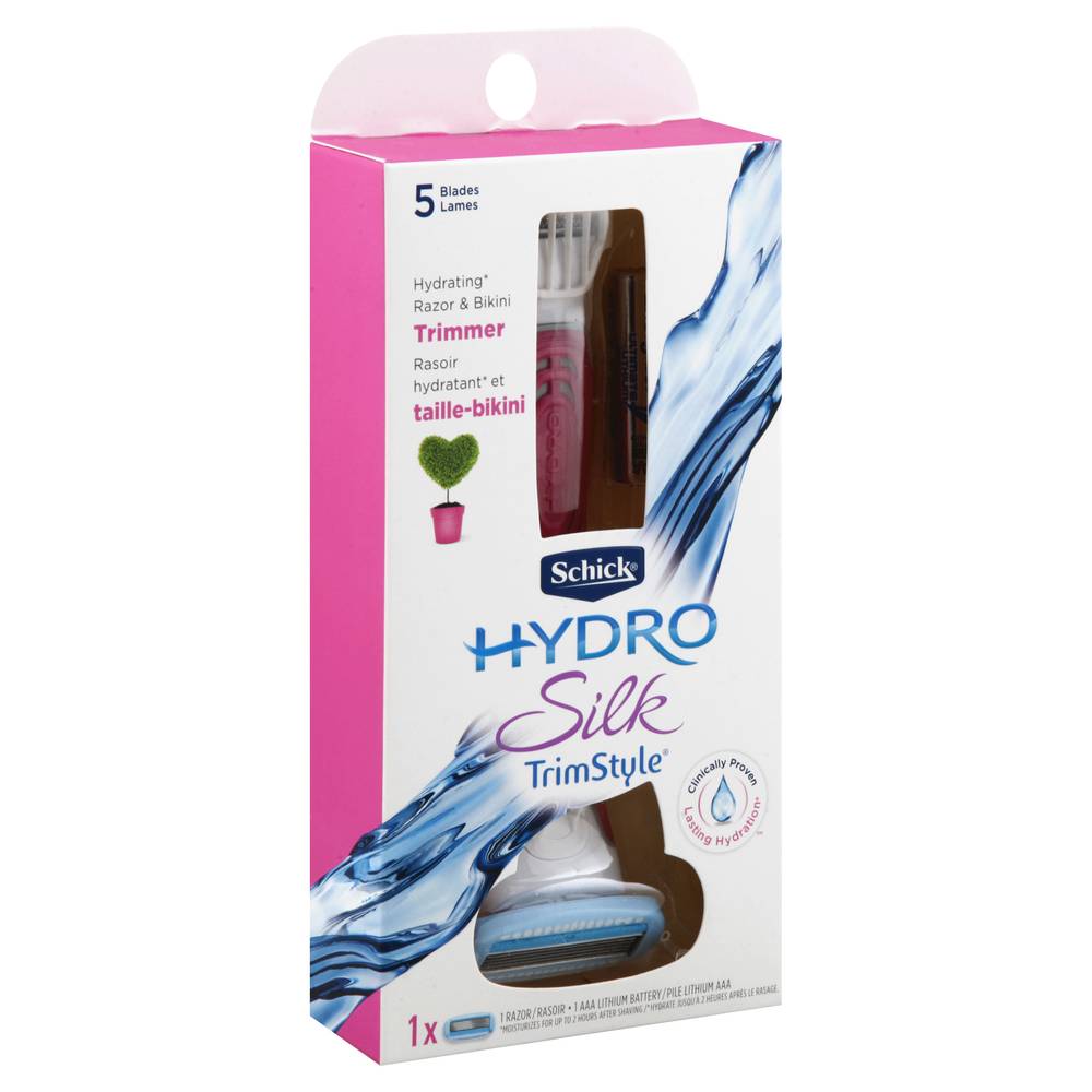 Schick Hydro Silk Trimstyle Hydrating Razor & Bikini Trimmer ( 5 ct )