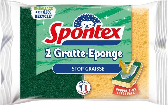 Spontex gratte éponge stop graisse, 2 pcs