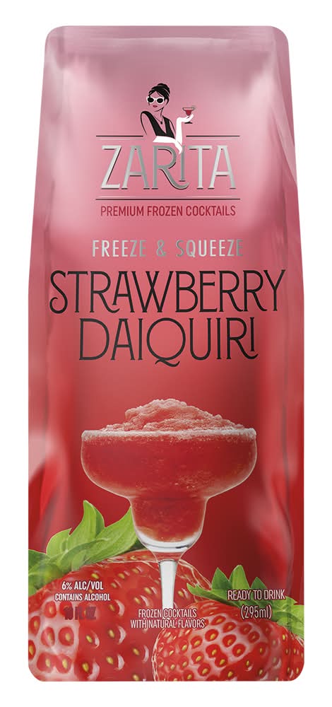 Zarita Premium Frozen Cocktail, Strawberry Daiquiri (10 fl oz)