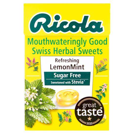 Ricola Mouthwateringly Good Swiss Herbal Sweets Refreshing Lemonmint (45g)