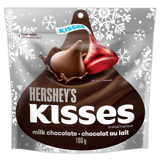 Hershey's Kisses Holiday Milk Chocolate (red, green & silver) (180 g)