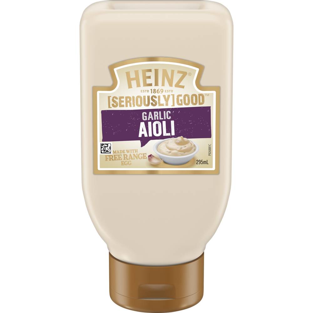 Heinz Seriously Good Garlic Aioli Mayo (295mL)