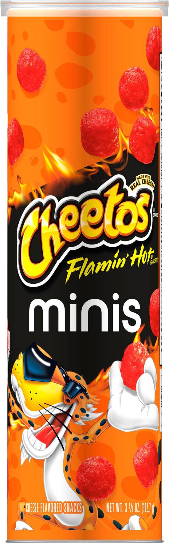 Cheetos Minis Flamin' Hot Cheese Flavored Snacks (hot)