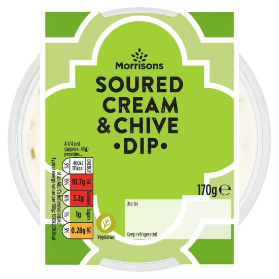 Morrisons Soured Cream & Chive Dip (170g)