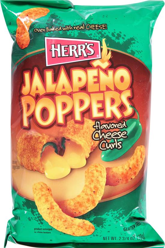 Herr's Jalapeno Poppers Cheese Curls