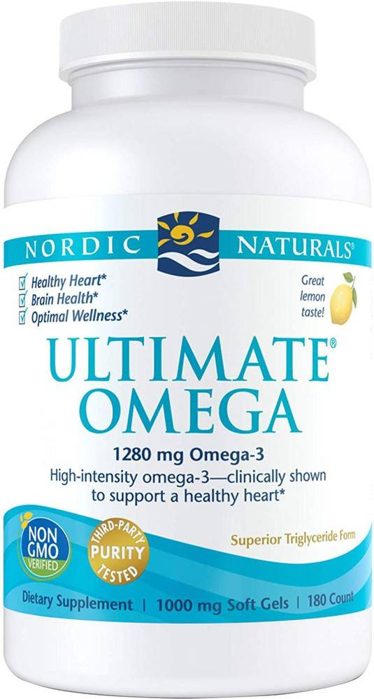 Nordic Naturals Ultimate Omega 1280 mg Omega-3 Supplement