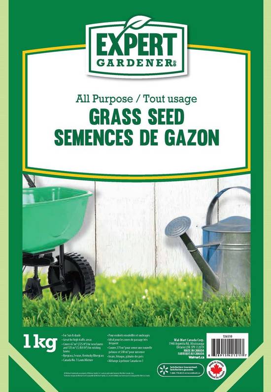 Expert Gardener Lawn Mixture Grass Seed (1 kg)
