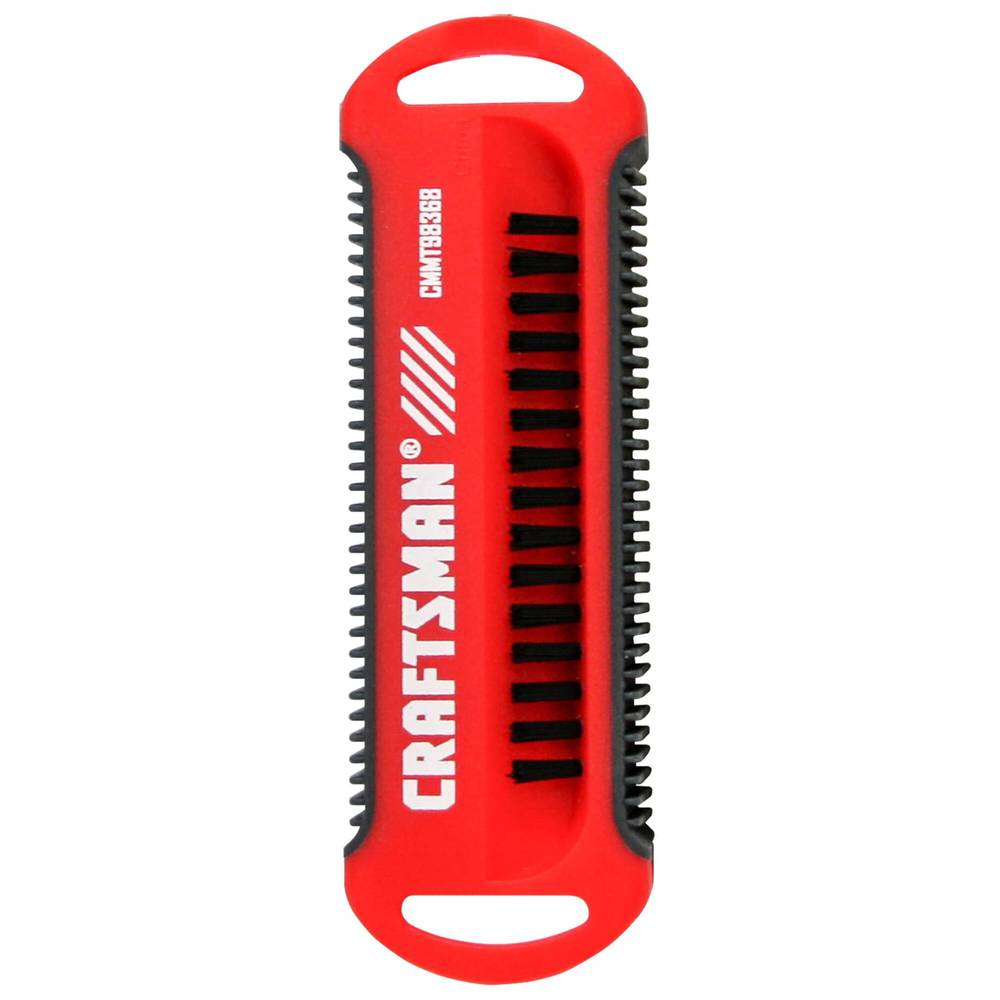 CRAFTSMAN Handheld H and Nail Brush (Red) | CMMT98368