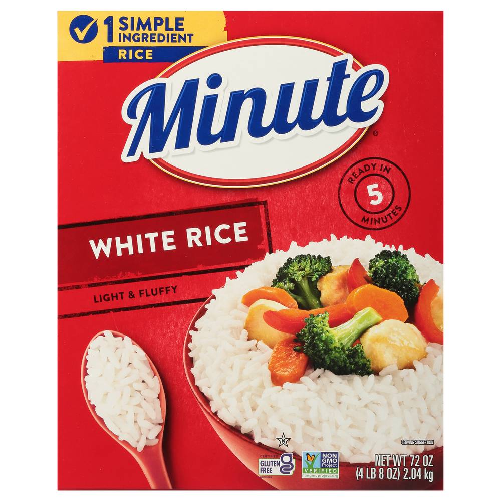 Minute Gluten Free Light & Fluffy White Rice (4.5 lbs)