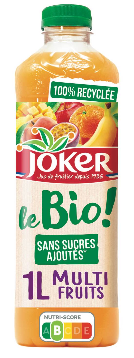 Joker - Nectar bio sans sucre (1 L) (multifruits)