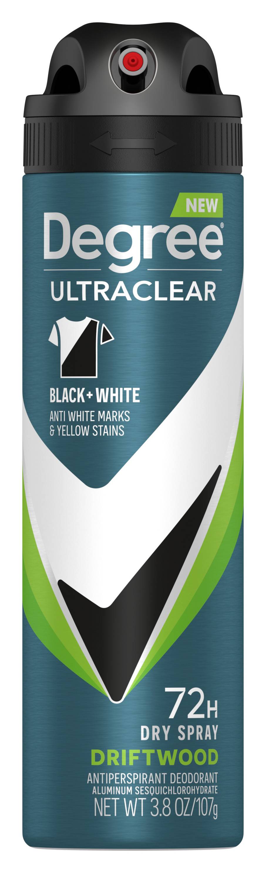 Degree Black & White Driftwood Dry Spray Antiperspirant (3.8 oz)