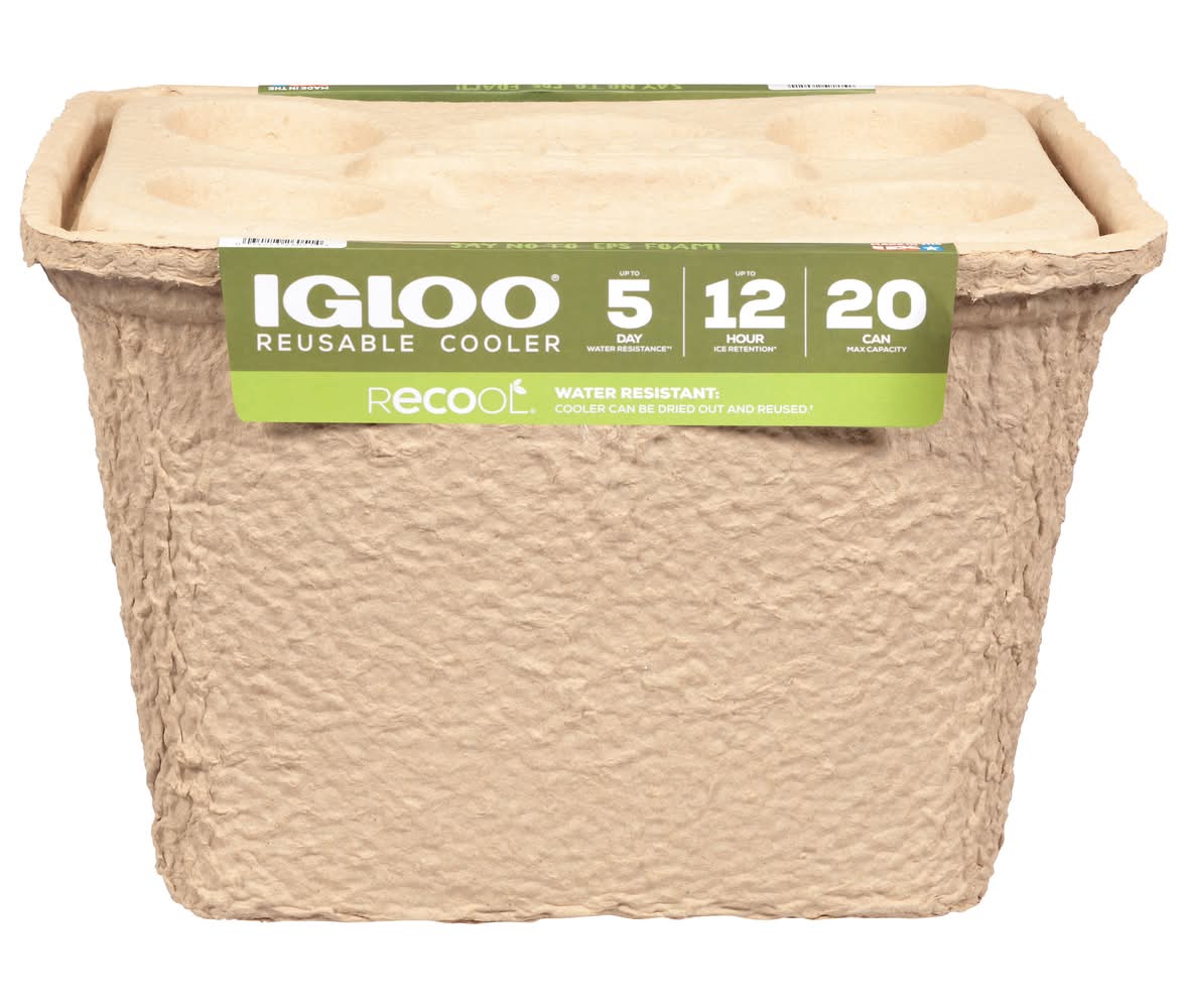 Igloo Reusable Water-Resistant Cooler With 20 Cans Capacity