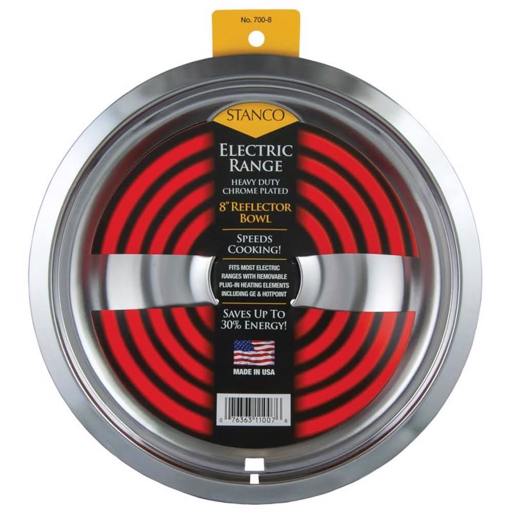 Stanco Chrome Plated Reflector Bowl 8 In. W