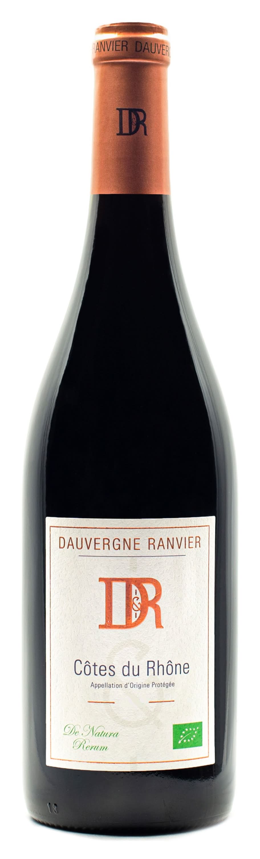 Dauvergne Ranvier - Vin rouge côtes du rhône de natura rerum biologique domestique aop (750ml)