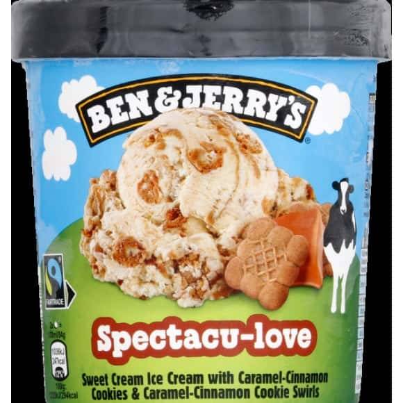 Ben & Jerry's - Glace spectacu-love, caramel - cinnamon cookies (392g)