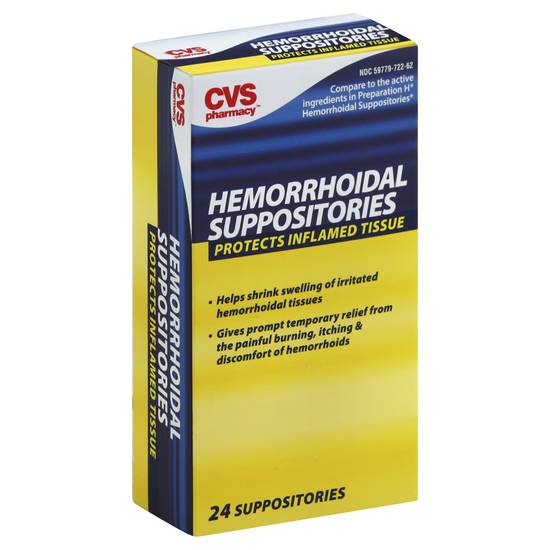 Cvs Pharmacy Hemorrhoidal Suppositories