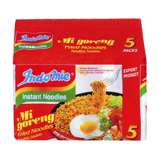 Indomie Fried Mi Goreng Instant Noodles 5 Pack 85g