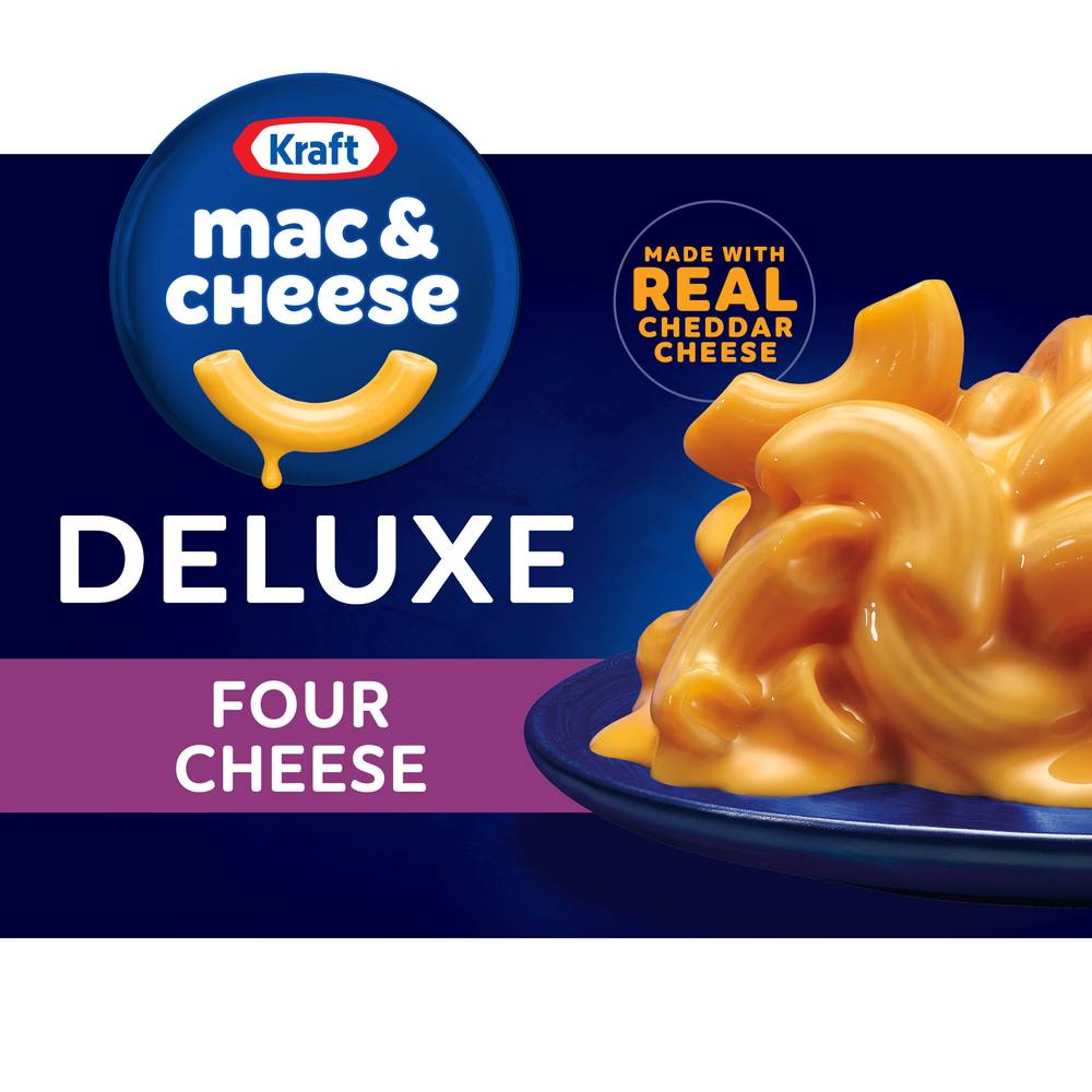 Kraft Deluxe Macaroni & Cheese Four Cheese Dinner