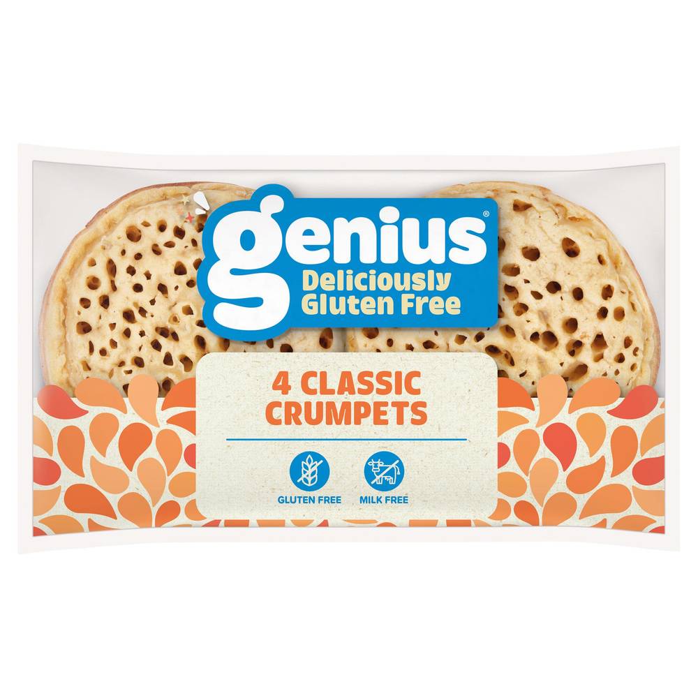 Genius Gluten Free Crumpets x4