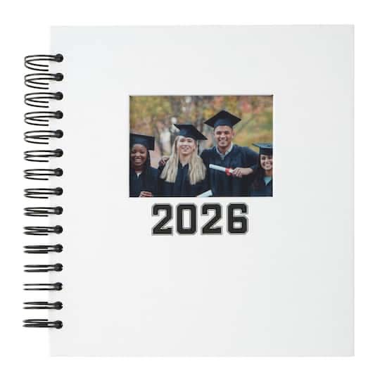 White 2026 Spiral Bound Scrapbook Album By Recollections